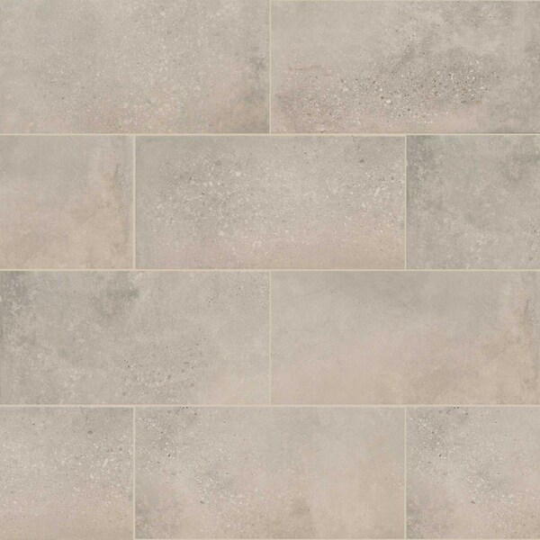Calypso Ash 24 In. X 48 In. Matte Porcelain Floor And Wall Tile, 2PK